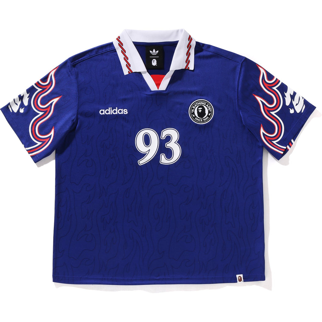 BAPE X ADIDAS FLAME JERSEY MENS