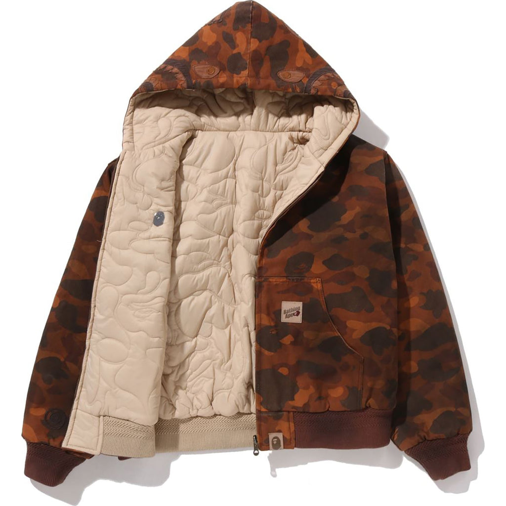 SOLID 1ST CAMO REVERSIBLE SHARK ZIP HEAVY JACKET MENS