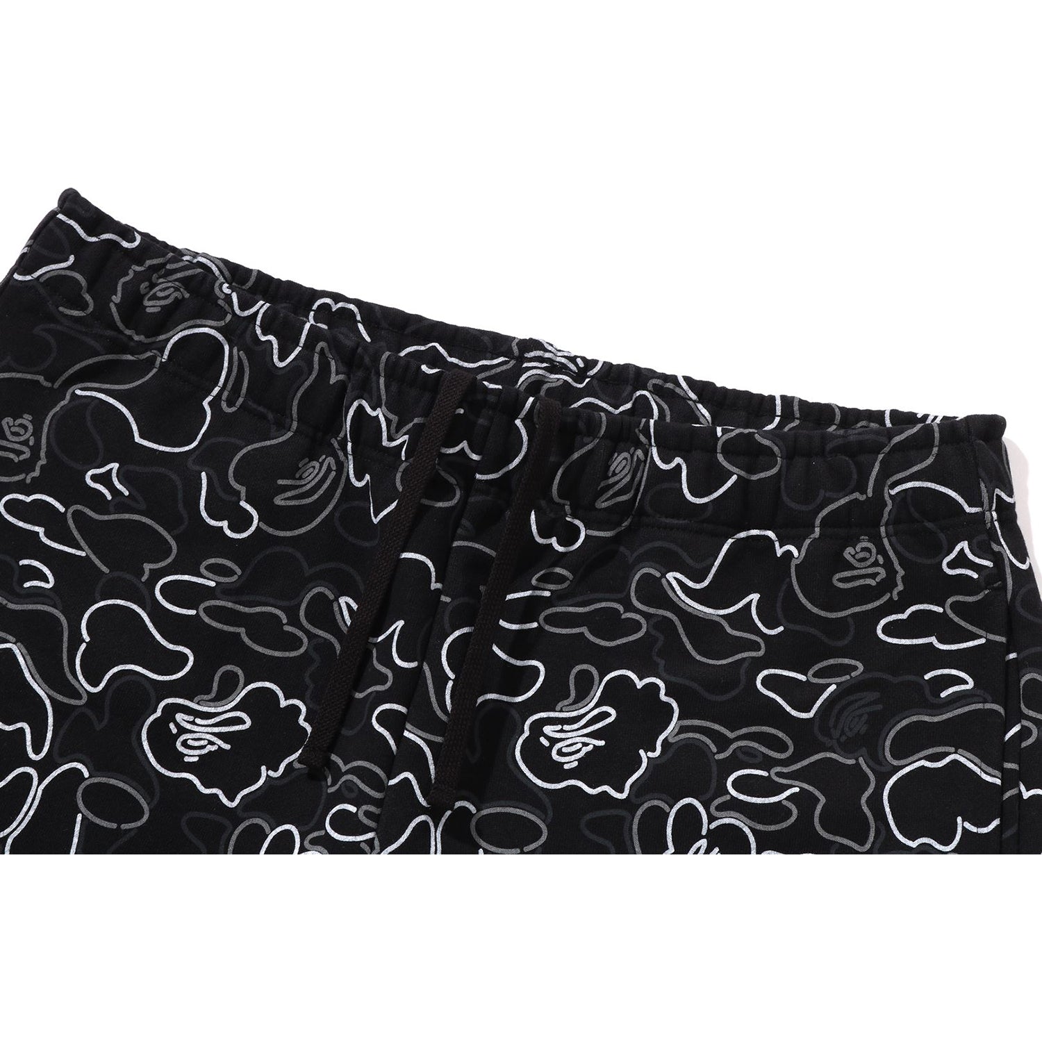 NEON CAMO REGULAR FIT SWEAT SHORTS MENS