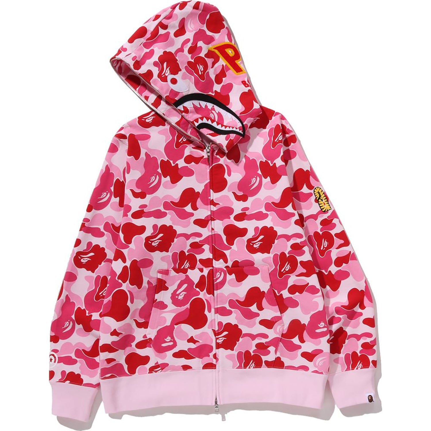 ABC CAMO 2ND SHARK FULL ZIP HOODIE MENS